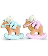 Baby Bear on Musical Rocking Horse